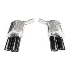 Achterdemper Inoxcar 2X90XR Zwart Porsche Panamera 4S 4.8 2009-2013 - IC-POPAN01XR90BK - POPAN.01.XR90BLACK - 3661768861455