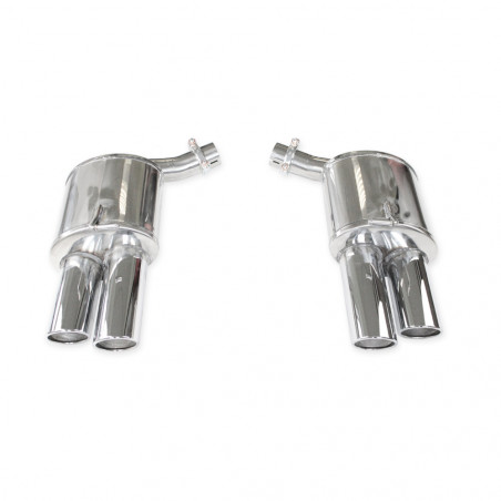 Inoxcar 2X90XR Left + Right Rear Muffler Porsche Panamera 4S 4.8 8v