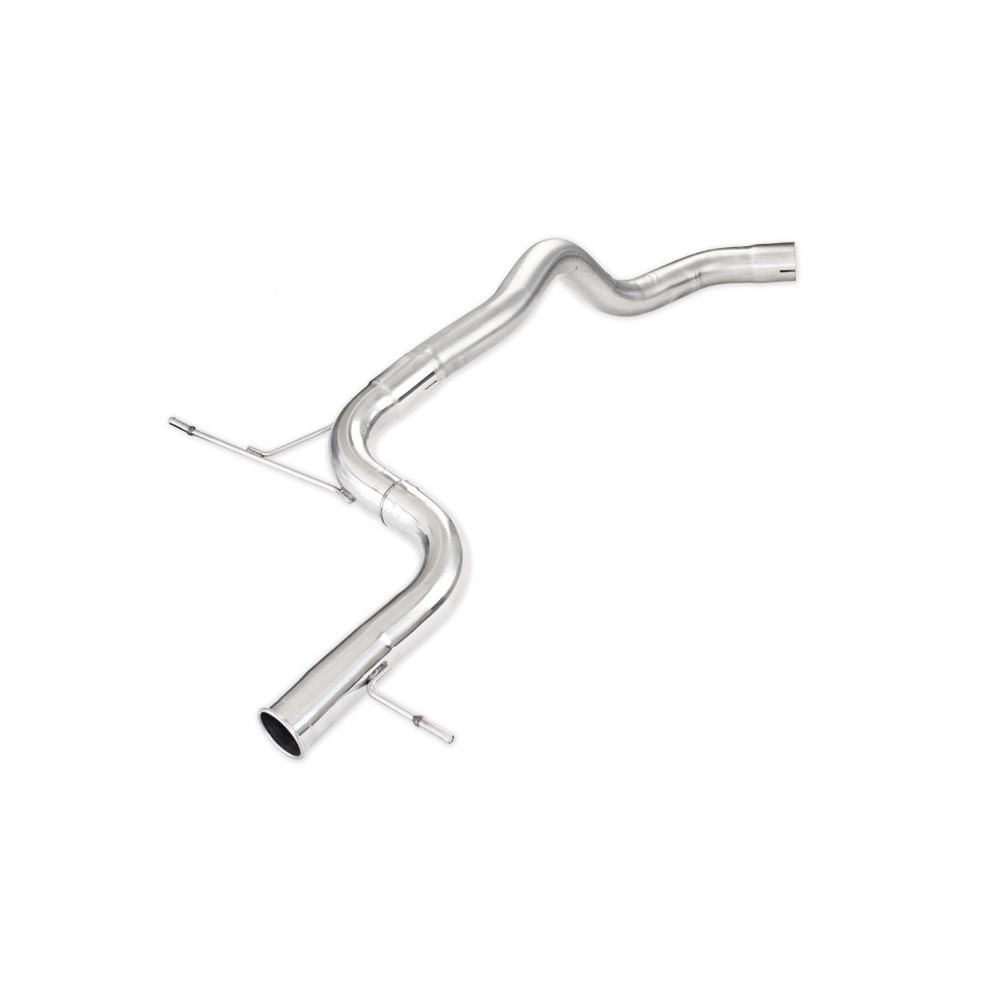 Inoxcar Rear exhaust without muffler 1 center outlet Renault Megane 4 RS - IC-REME25 - REME.25 - 3661768560945
