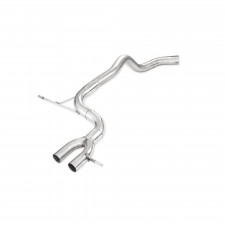 Klem zonder geluiddemper + 2 centrale uitlaten Inoxcar Renault Megane 4 RS