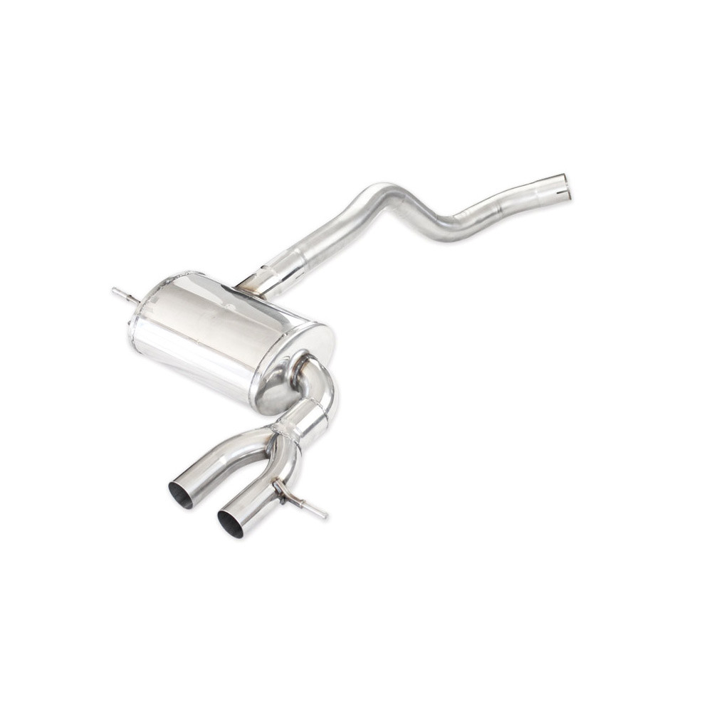 Achterdemper 2 centrale uitlaatpijpen Inoxcar Renault Mégane 4 RS 1.8 - IC-REME24 - REME.24 - 3661768560938