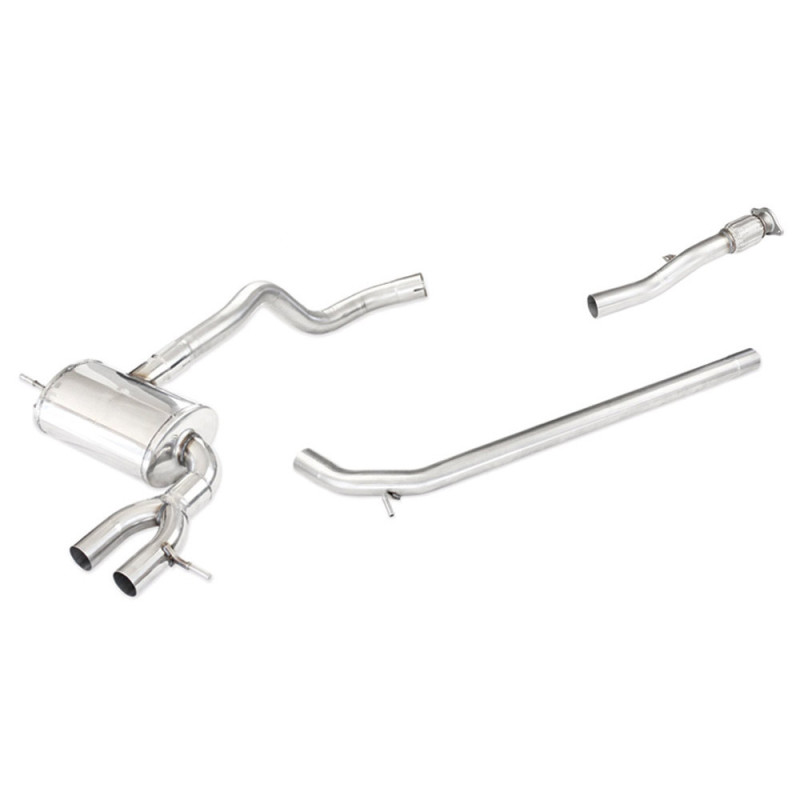 Cat Back 2Sorties Inoxcar Diamètre 70mm Renault Mégane 4 RS 1.8turbo na 2018 - IC-CATBACK125 - CATBACK.125 - 3661768558720