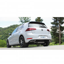 Terminal sans silencieux Inoxcar Volkswagen Golf 7.5 1.4 TSi après 2017 125cv
