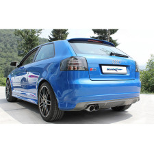 Gratis roestvrijstalen klem 2x80mm AUDI S3 8P 2.0 TFSI 265CV 2006- diam.65 - IC-AUS31280 - AUS3.12.80 - 3661768558577