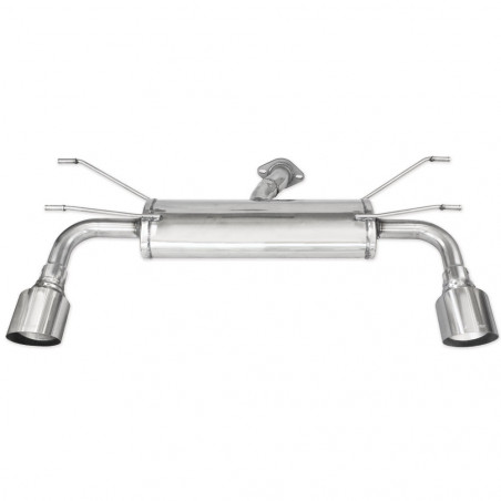 Terminal inox 102mm Racing D+G FIAT 124 1.4T 140cv 2016-