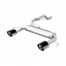 Terminal inox 100mm X-Race noir D+G OPEL CORSA E OPC 1.6i TURBO 207cv 2015- diam.54,5