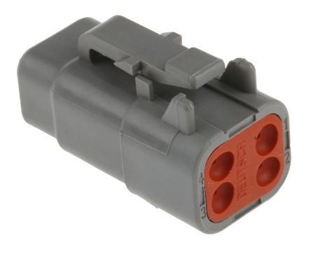 Conector DEUTSCH DTM tată cu 4 pini - EL-DTM-4M - DTM06-4S - 3661768527634