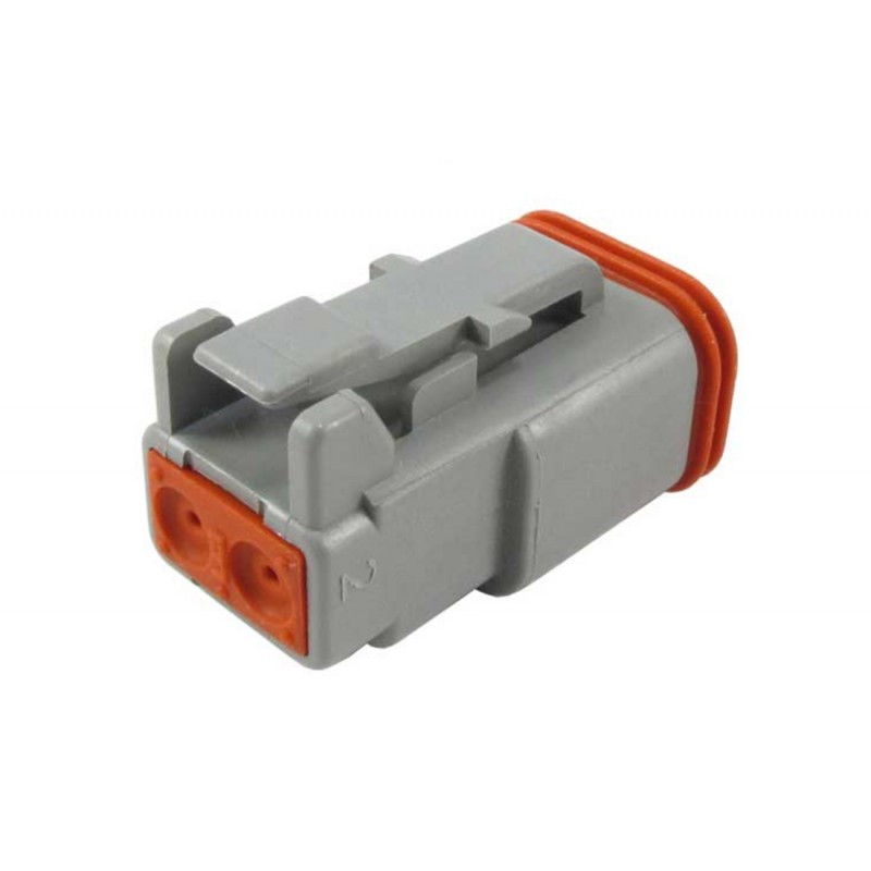 Connector DEUTSCH DT male 2 pins - EL-DT-2M - DT06-2S - 3661768527498
