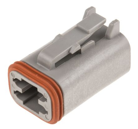 Conector DEUTSCH DT tată cu 4 pini - EL-DT-4M - DT06-4S - 3661768527511