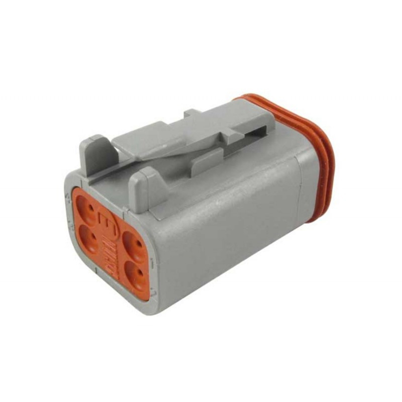 Conector DEUTSCH DT tată cu 4 pini - EL-DT-4M - DT06-4S - 3661768527511