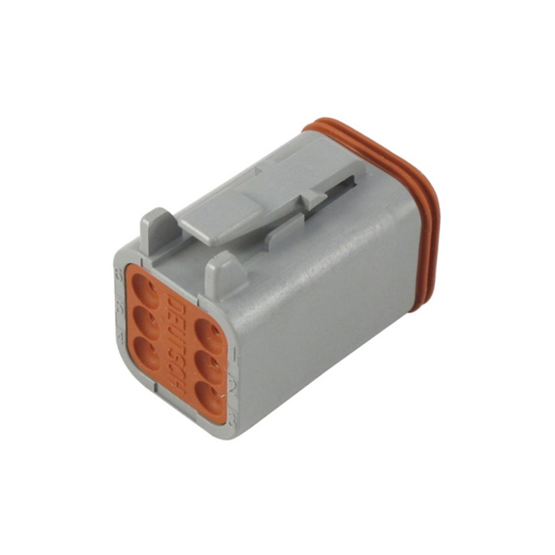 Connector DEUTSCH DT male 6 pins - EL-DT-6M - DT06-6S - 3661768527535