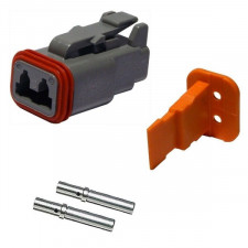 Complete DEUTSCH DT mannelijke 2-weg connectorkit