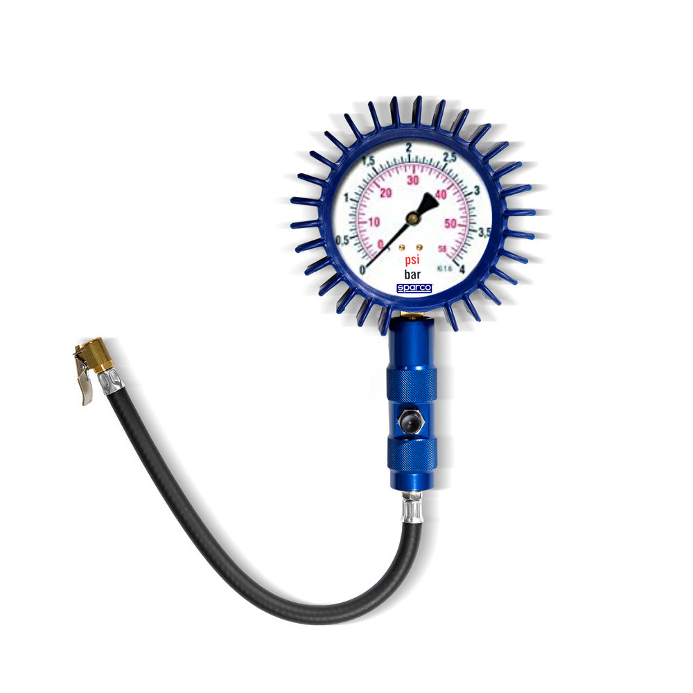 Manometro pressione pneumatico analogico Sparco Diametro 100mm - 29410100A - 29410100A - 8033280384821