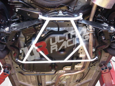 Bară de rigidizare spate cu 4 puncte ULTRA RACING pentru Honda Civic 01-05 2/4D / Stream 07+ - U-211469 - UR-RL4-304 - 3661768650295