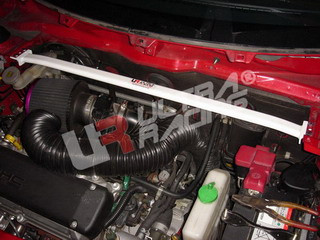 Bară de rigidizare între amortizoare superioară față cu 2 puncte de fixare ULTRA RACING pentru Suzuki Swift 05-09 - U-211574 - UR-TW2-221 - 3661768651254