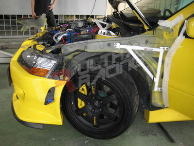 Mitsubishi EVO 7/8/9 3-punts vleugelsteunen - U-216638 - UR-FD3-897P - 3661768653401