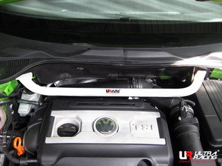 Bară de rigidizare între amortizoare superioară față cu 2 puncte de fixare ULTRA RACING pentru VW Scirocco 08+ 2.0T - U-216897 - UR-TW2-1189 - 3661768655894