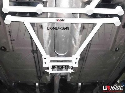 Renfort inférieur latéral central et arrière Mini Cooper S R56 /Clubman  4 points - U-219808 - UR-ML4-1650 - 3661768660461