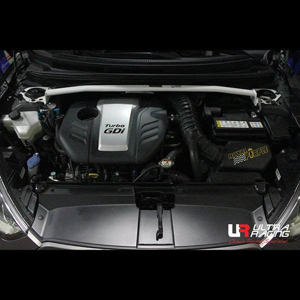 Bară de rigidizare între amortizoare superioară față cu 2 puncte de fixare ULTRA RACING pentru Hyundai Veloster 11+ - U-223539 - URKR-TW2-2294 - 3661768670262