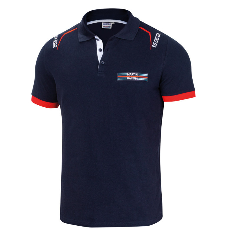 Sparco Martini Racing geborduurde polo - 01276MR.BL.S - 01276MRBI1S - 8033280474645