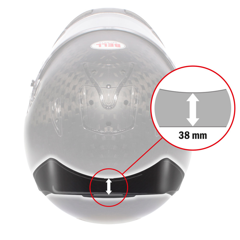 Spoiler arrière Bell RS7, HP7, KC7 Clair - BEL-SPO-HP7.M - 2050033