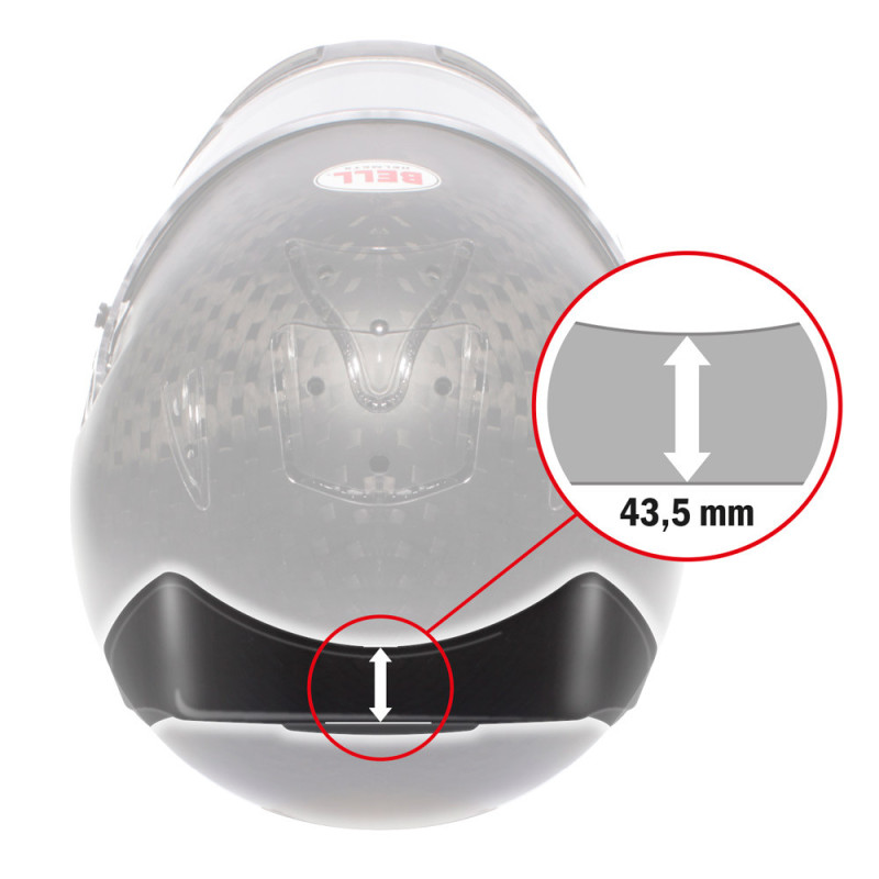 Spoiler arrière Bell RS7, HP7, KC7 Clair - BEL-SPO-HP7.M - 2050033