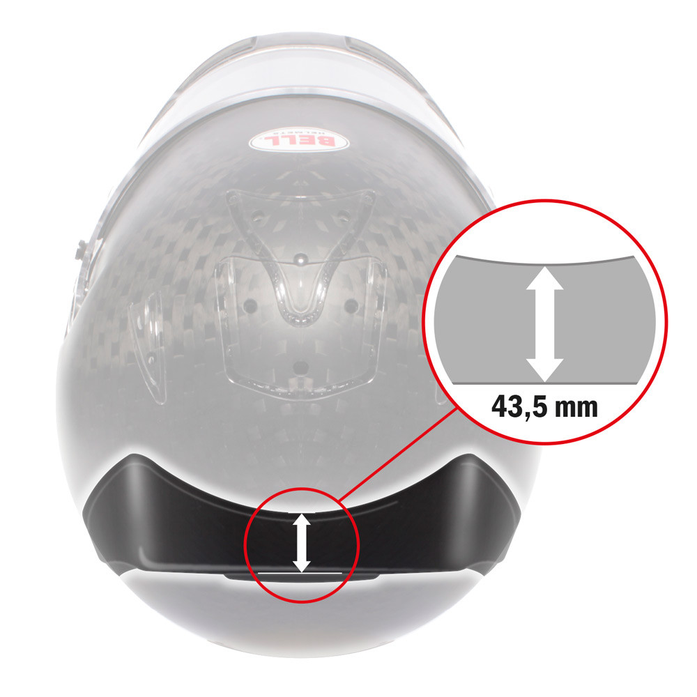 Spoiler posteriore Bell RS7, HP7, KC7 chiaro - BEL-SPO-HP7.M - 2050033