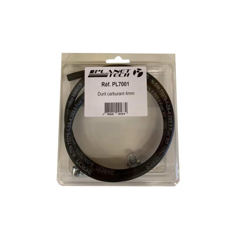 BRANDSTOFSLANG Ø INT. 4MM LANG. 1M - LI-PL7001 - PL7001