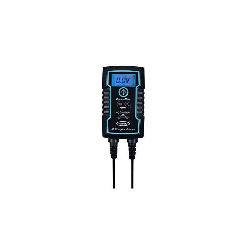 CHARGEUR BATTERIE INTELLIGENT+ MAINTIEN DE CHARGE 4A 6/12V RING - LI-RESC804FR - RESC804FR