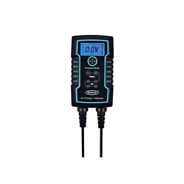 CARICABATTERIE INTELLIGENTE+ MANTENIMENTO DELLA CARICA 4A 6/12V AD ANELLO - LI-RESC804FR - RESC804FR