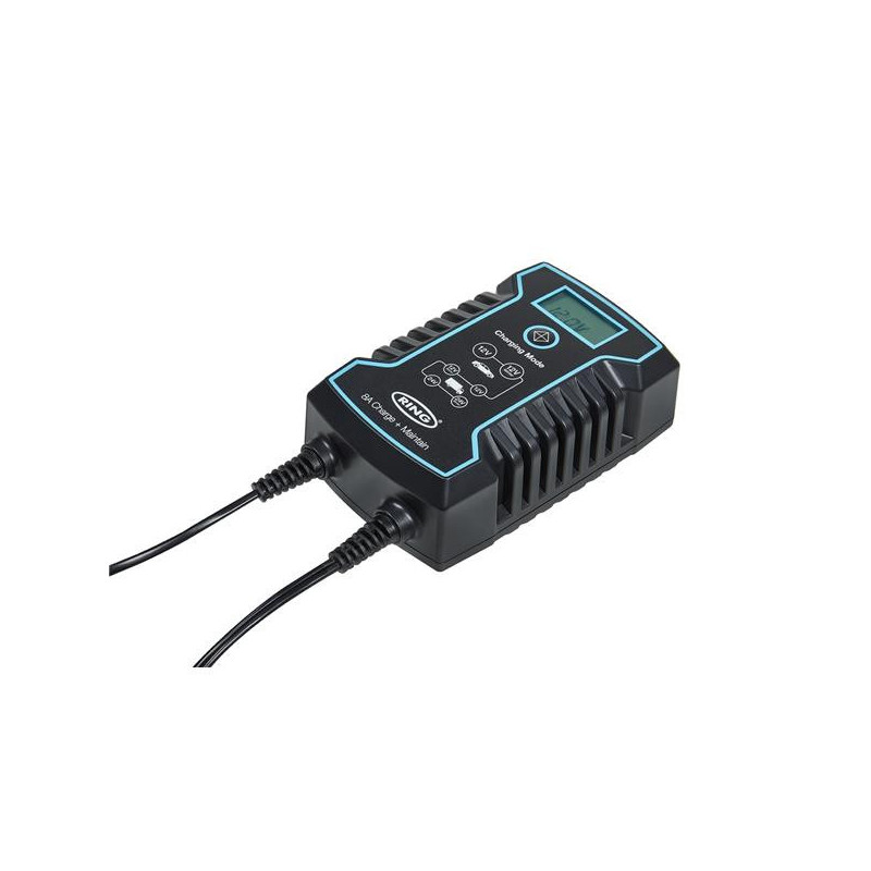 CARICABATTERIE INTELLIGENTE + MANTENIMENTO DELLA CARICA 8A 12V AD ANELLO - LI-RESC808FR - RESC808FR