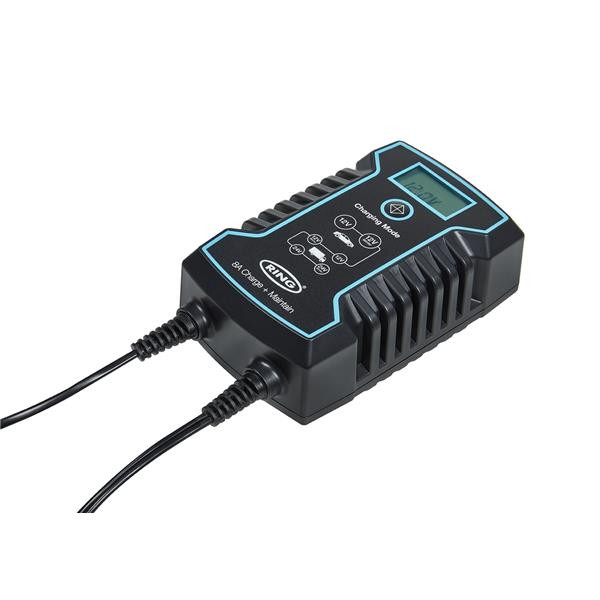 CARICABATTERIE INTELLIGENTE + MANTENIMENTO DELLA CARICA 8A 12V AD ANELLO - LI-RESC808FR - RESC808FR
