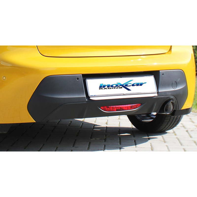 Geluiddemper INOXCAR Peugeot 208 1.2 101pk 2019 90mm uitlaat Racing - IC-PE2080790R - PE208.07.90R - 3661768398111