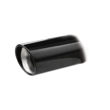 Geluiddemper INOXCAR Peugeot 208 1.2 101pk 2019 90mm uitlaat X-Race Zwart - IC-PE20807XR90BK - PE208.07.XR90BLACK - 3661768398135