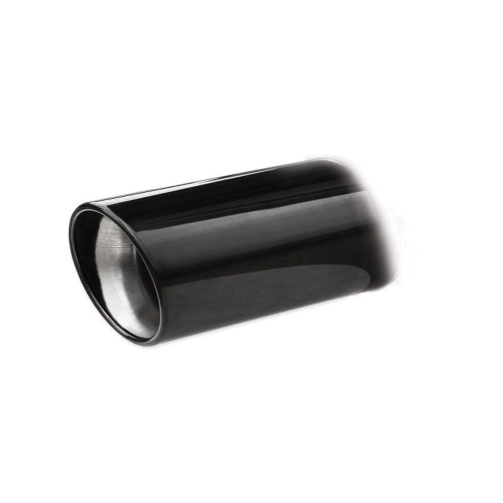 Geluiddemper INOXCAR Peugeot 208 1.2 101pk 2019 90mm uitlaat X-Race Zwart - IC-PE20807XR90BK - PE208.07.XR90BLACK - 3661768398135