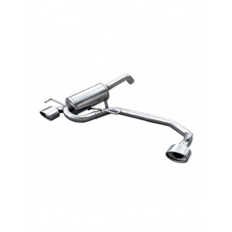 Terminali ovali Duplex INOXCAR Alfa Romeo 147 1,6 TS 120hp 01-04 120x80mm