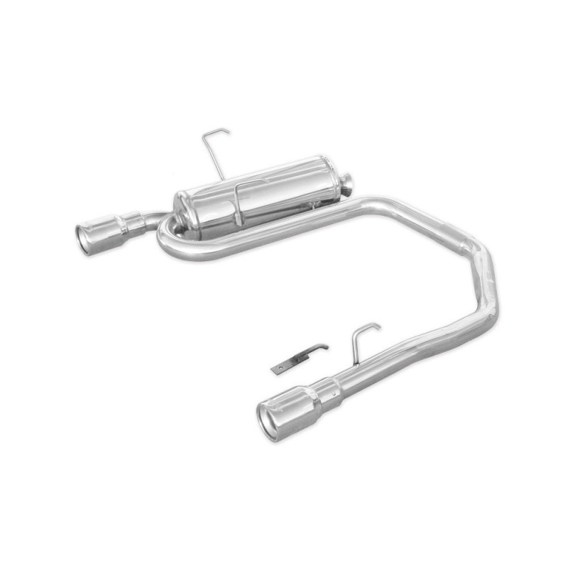 Duplex INOXCAR PEUGEOT 106 1,4 75pk 96-03 80mm ronde uitlaatpijpen - IC-TWPE0280 - TWPE.02.80 - 3661768208335