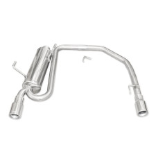 Duplex INOXCAR PEUGEOT 206 CC 2,0 16V 136 01-04 80mm ronde uitlaatpijpen - IC-TWPE0980 - TWPE.09.80 - 3661768334836
