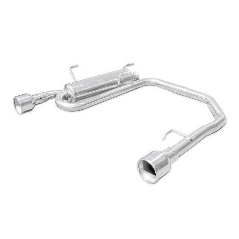 Duplex INOXCAR PEUGEOT 206 1,4 16V 01-06 ronde uitlaatpijpen 102mm - IC-TWPE16102 - TWPE.16.102 - 3661768293287