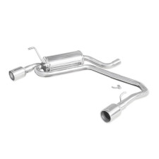 Duplex INOXCAR PEUGEOT 406 1,8 110pk 1997- 102mm ronde uitlaatpijpen - IC-TWPE23102 - TWPE.23.102 - 3661768208427
