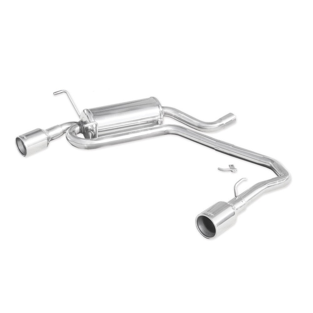 Duplex INOXCAR 406, secțiune V6, ieșiri rotunde de 102 mm - IC-TWPE25102 - TWPE.25.102 - 3661768299364