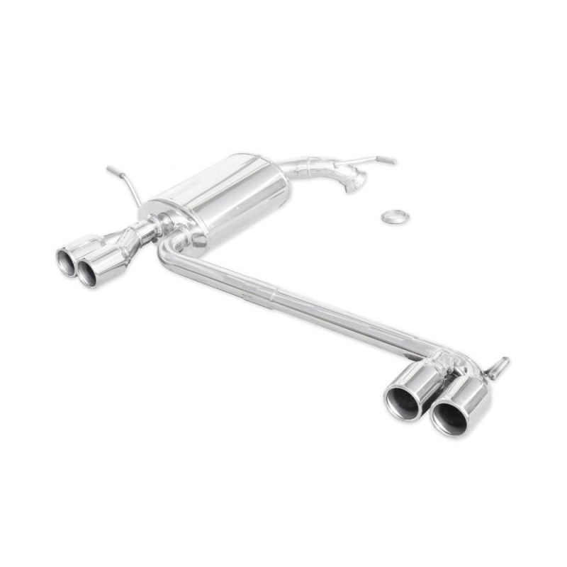 Duplex INOXCAR 407 2.7 HDI 2006 2x80mm ronde uitlaatpijpen - IC-TWPE2780 - TWPE.27.80 - 3661768278284