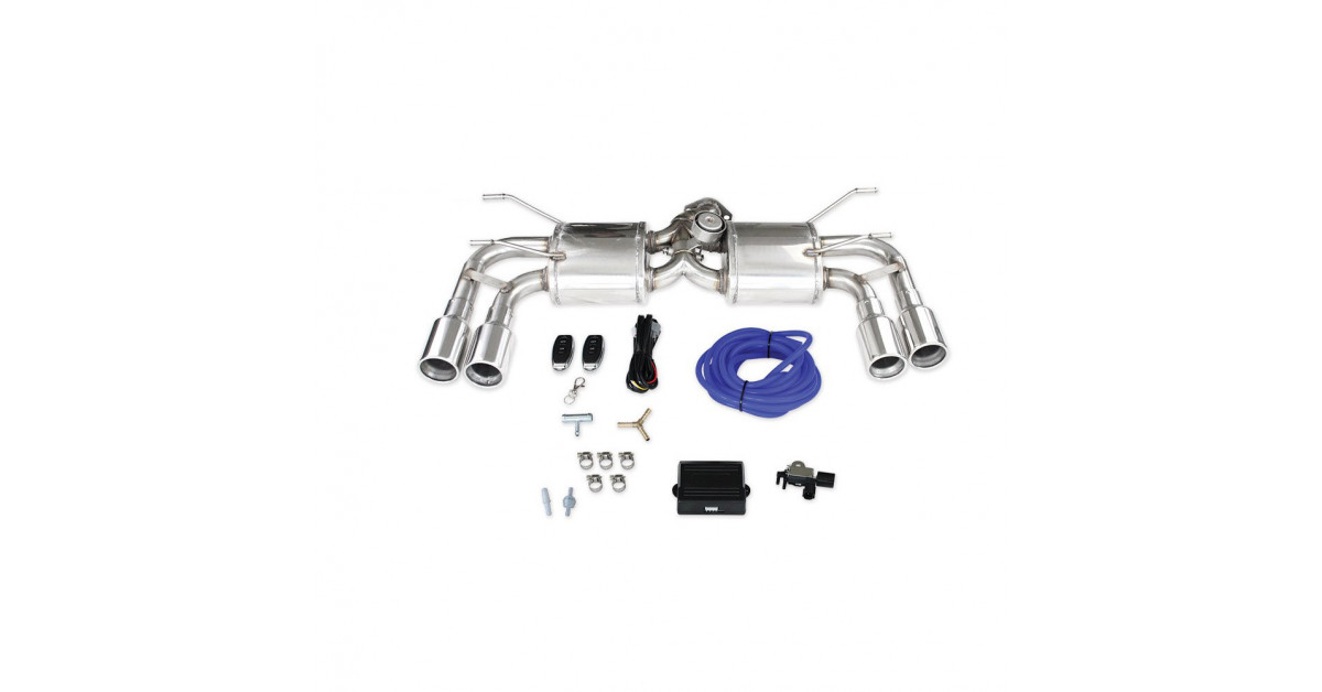 Duplex INOXCAR avec valves ABARTH 124 170cv après 2016 sorties rondes 2x90mm