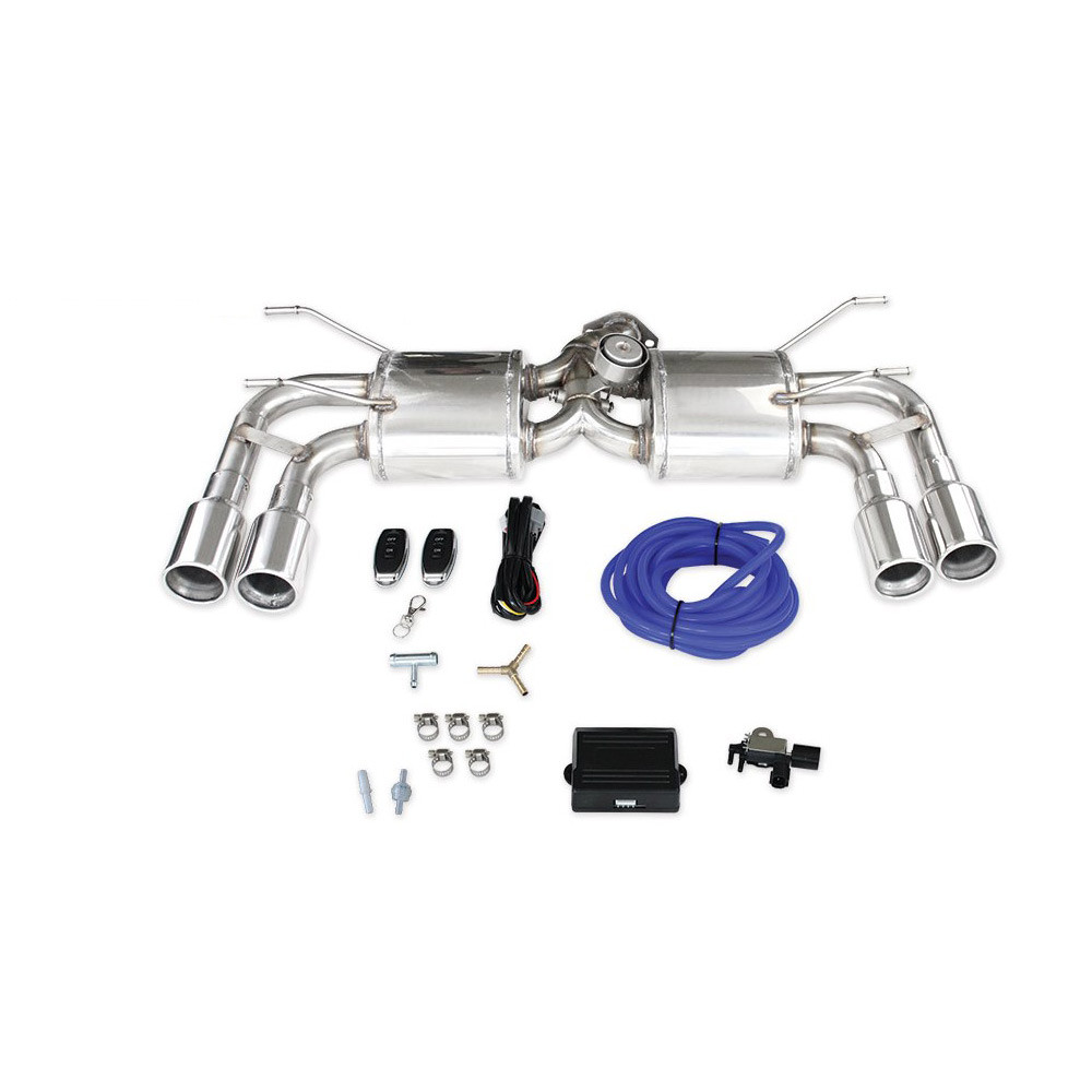 Duplex INOXCAR avec valves ABARTH 124 170cv après 2016 sorties rondes 2x90mm - IC-VALV12401 - VALV.124.01 - 3661768562529