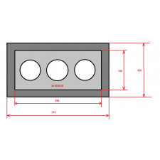 Tappo di Tetto Fibra Citroën C2 (Lato Interno)
