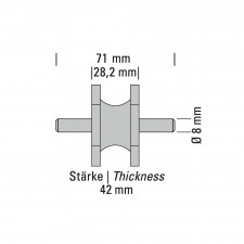 Silentbloc-uitlaat 220°C POWERSPRINT
