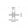 Silentbloc-uitlaat 220°C POWERSPRINT