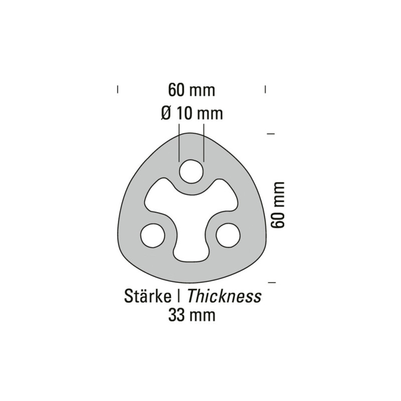 Silentbloc Uitlaat 220°C POWERSPRINT 909923 - PS-909923 - 909923 - 3661768257876