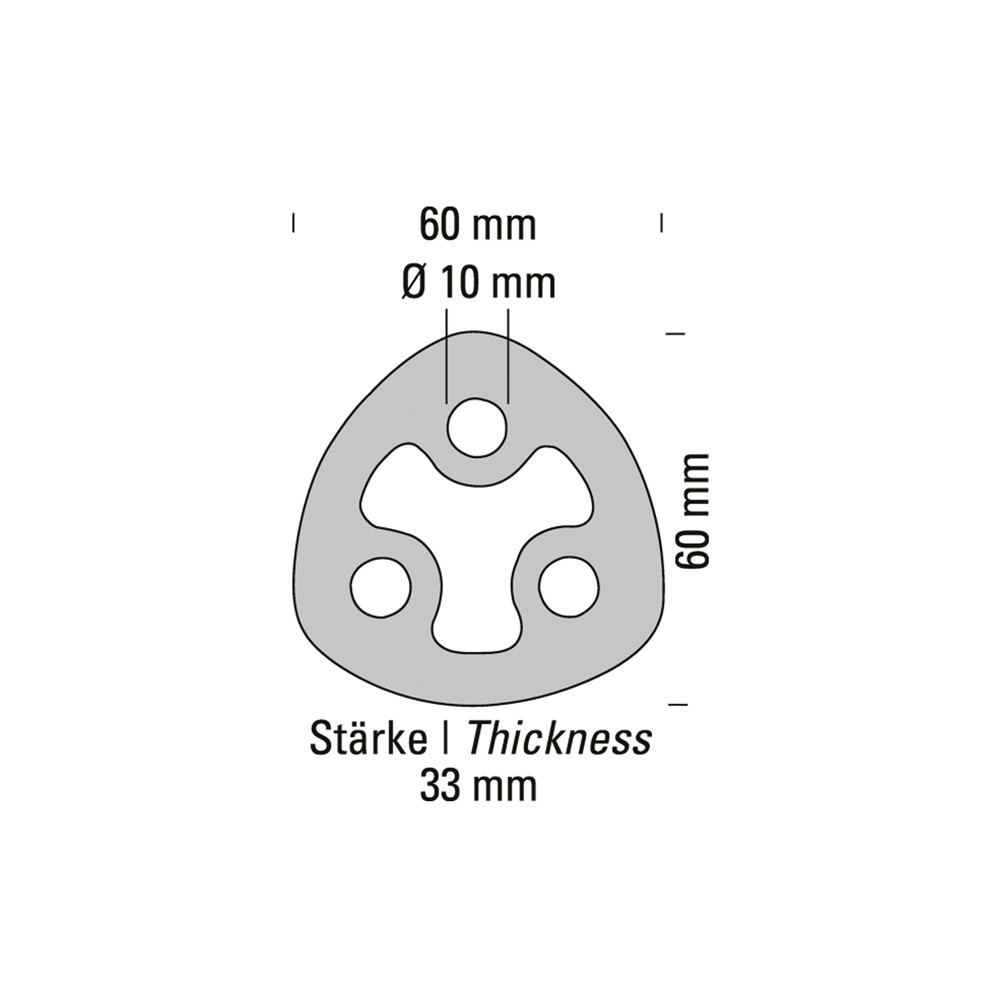 Silentbloc Uitlaat 220°C POWERSPRINT 909923 - PS-909923 - 909923 - 3661768257876
