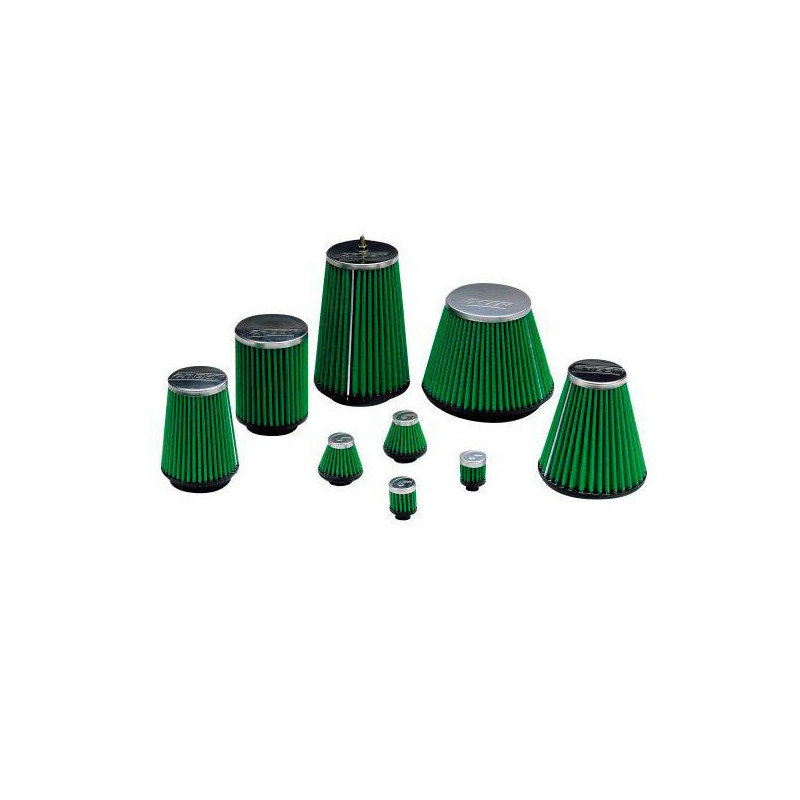 Conisch luchtfilter GREEN FILTER Zilver Diameter 60mm 140x120mm hoogte 150mm - GR-U-CA160.V - CA1.60